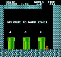 une photo d'Ã©cran de Super Mario Bros sur Nintendo Nes